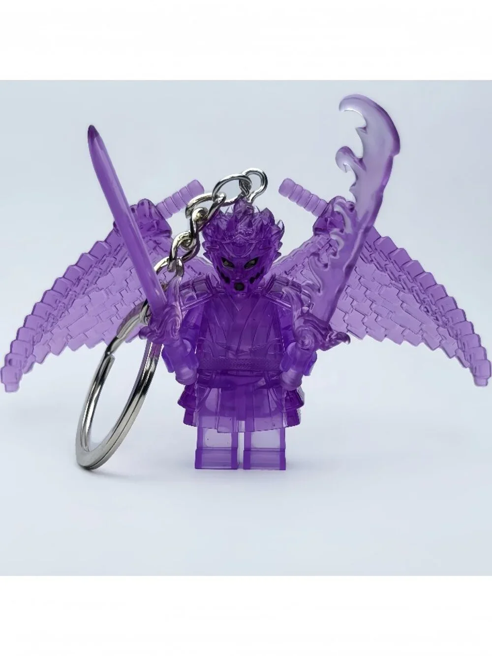 Naruto Sasuke Susanoo Custom Minifigure Keychain